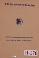 HEB-H Ernault Batignolles-HEB French Sequience of Operation DE75 Lathe Machine Manual-DE75-02